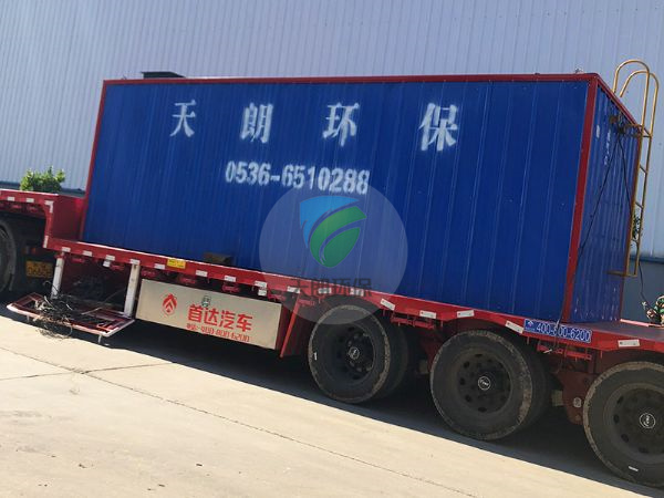 阿勒泰地埋一體化設備（外加保溫）發貨